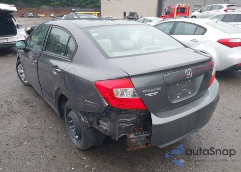 2012 Honda Civic Lx from USA, damaged, VIN 2HGFB2F55CH558222